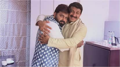 Pawan Singh extends wishes to bhojpuri actor and politician Manoj Tiwari on His Birthday
