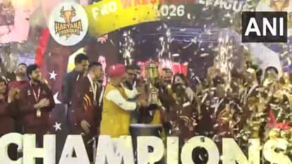 Haryana Thunders lift the Pro Wrestling League 2026 trophy defeating Delhi Dangal Warriors