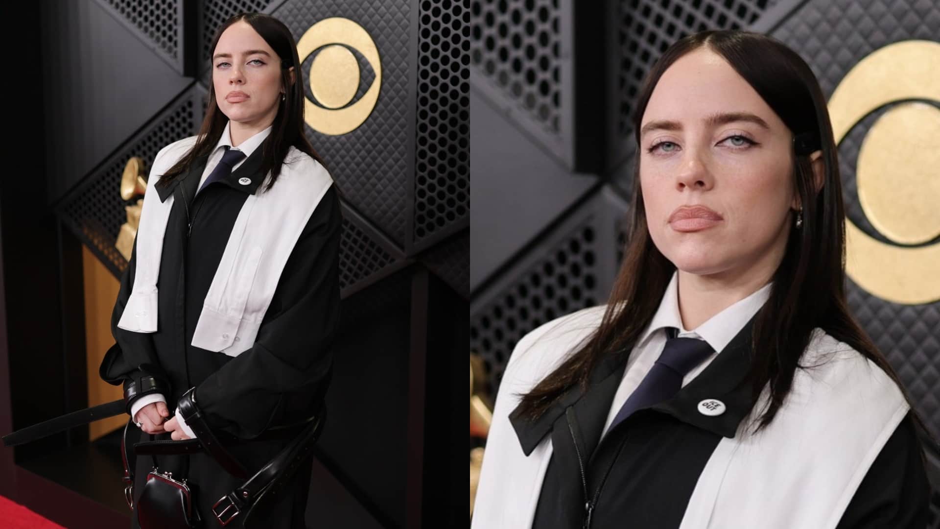 Lady Gaga Justin Bieber with wife Hailey Bieber And Sabrina Carpet Red Carpet Look Grammy 2026