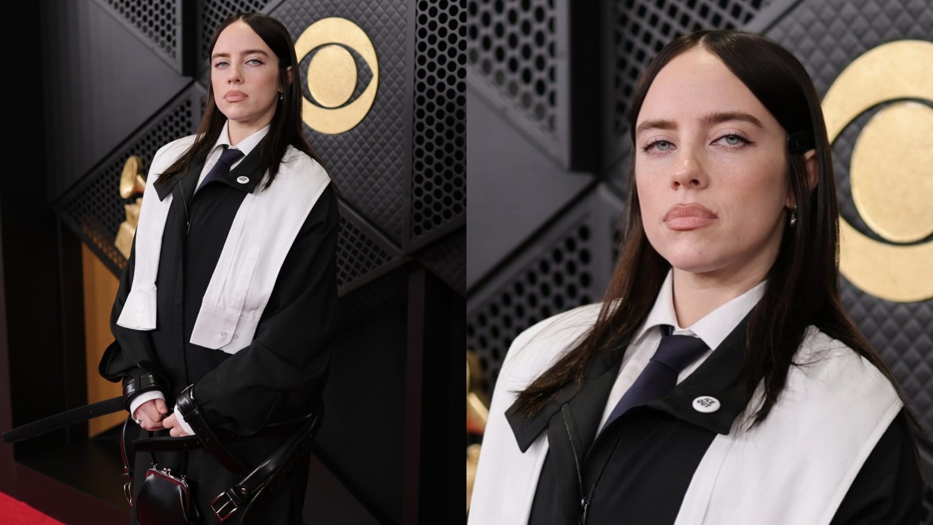 Lady Gaga Justin Bieber with wife Hailey Bieber And Sabrina Carpet Red Carpet Look Grammy 2026