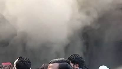 massive fire broke out at the house and furniture showroom of a Samajwadi Party leader in Bareilly