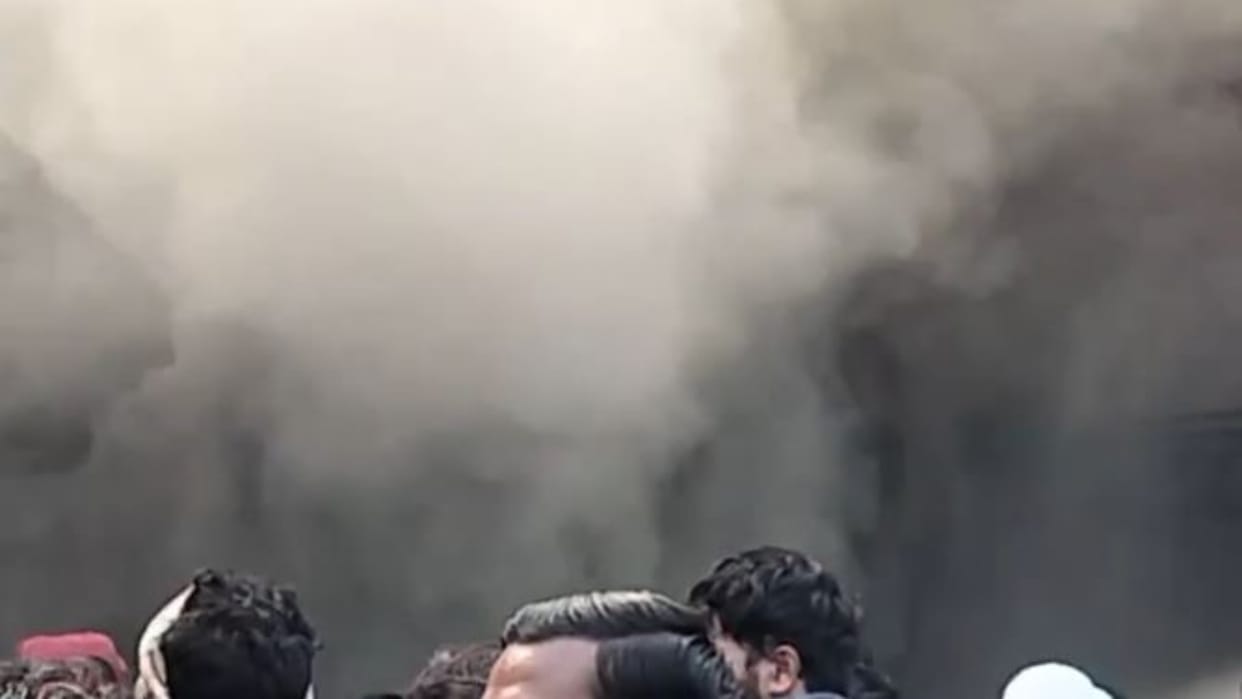 massive fire broke out at the house and furniture showroom of a Samajwadi Party leader in Bareilly