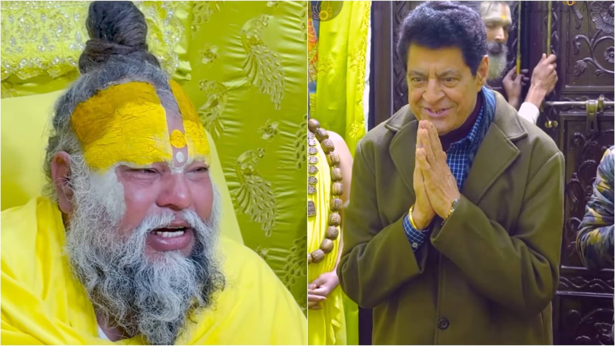 Mahabharat Actor Gajendra Chauhan Seeks Blessings of Sant Premanand in Vrindavan