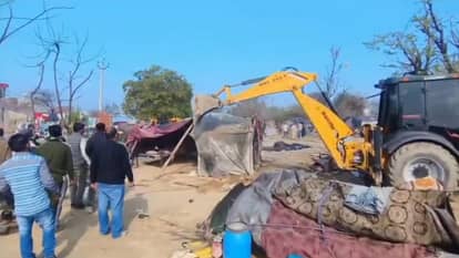 Bulldozers demolish slums in Barnala house of national kickboxing champion Pooja Rani also razed