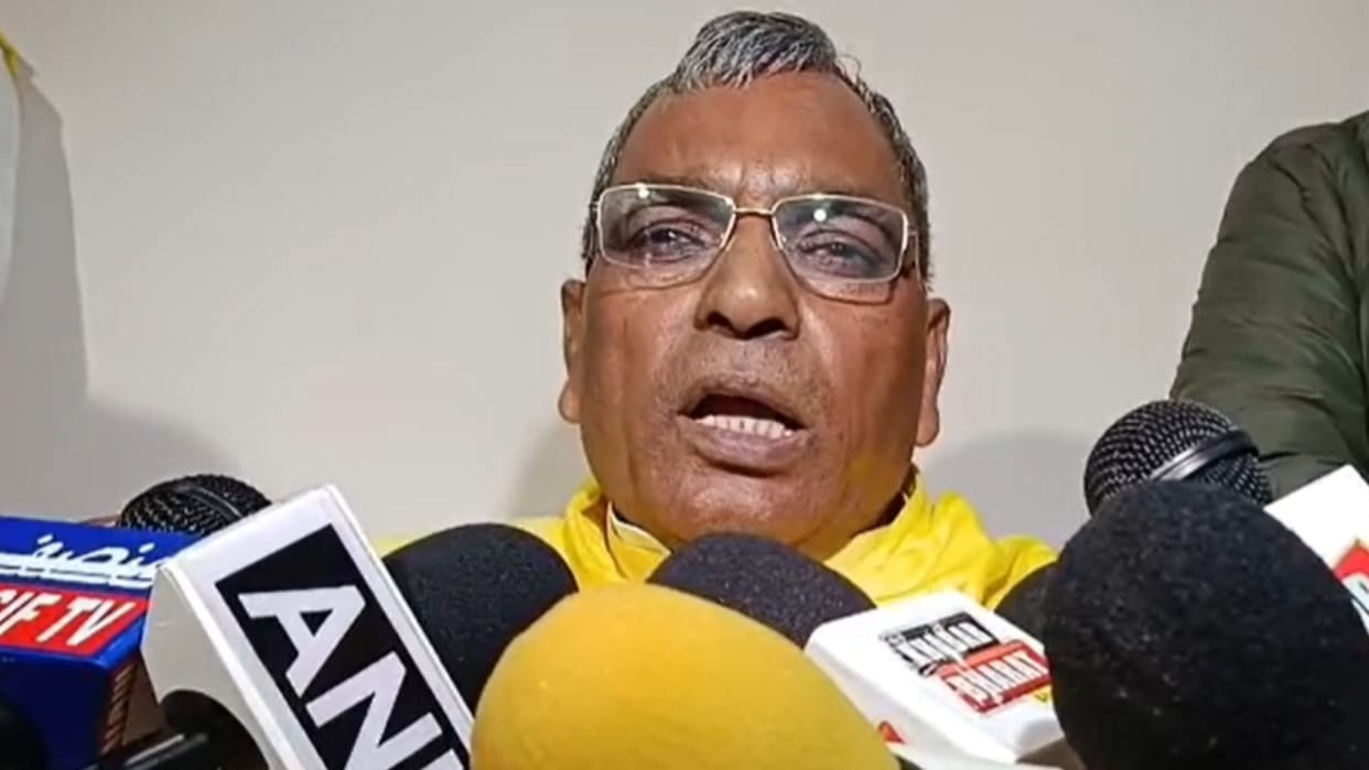 Minister OP Rajbhar statement on Shankaracharya Avimukteshwaranand UGC and panchayat election in varanasi