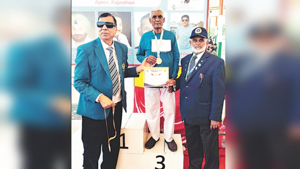 At 95, Bharat Singh Creates History with Two Gold and One Bronze at National Masters Athletics Championship