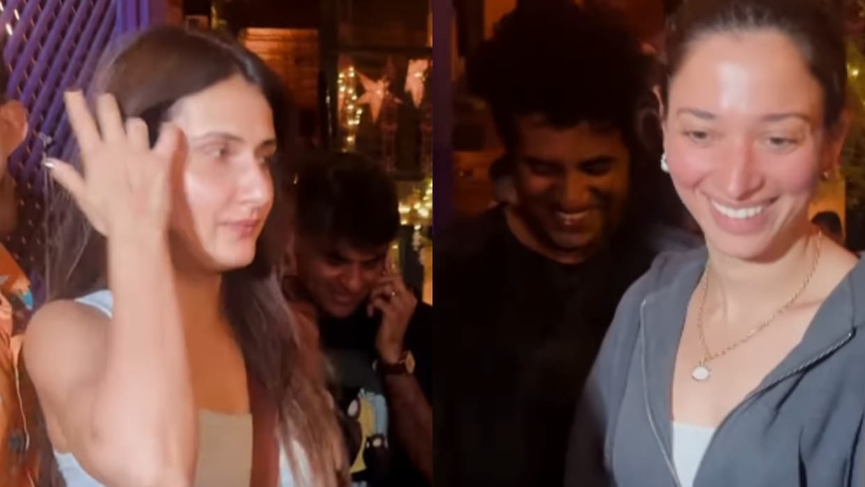 Tamannaah Bhatia And Fatima Sana Shaikh Resolved Differences Seen Together In Viral Video