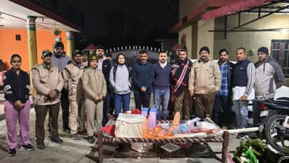 Sirmour Gun and weapons recovered along with wild animal meat police take accused into custody