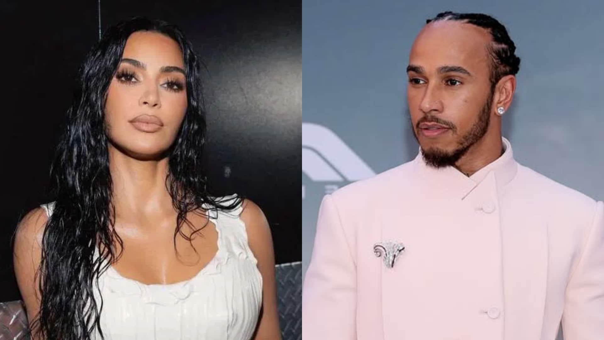 किम कार्दशियन और लुईस हैमिल्टन