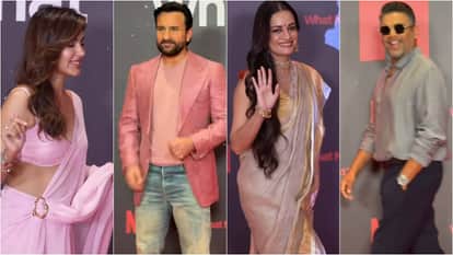 Saif ali khan R madhavan Rhea Chakraborty anil kapoor Celebs attend Next On Netflix India event Video Viral