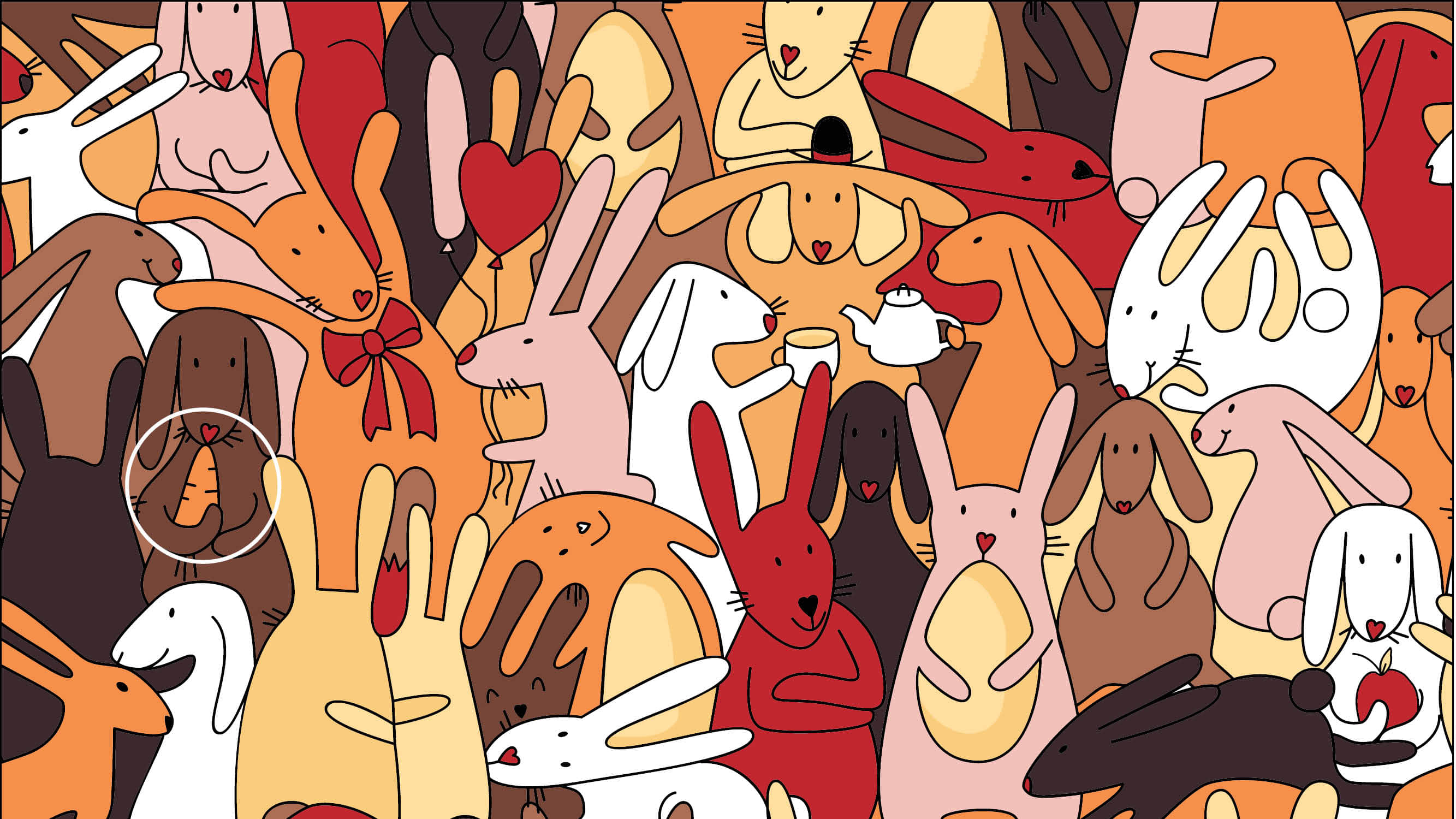 Optical Illusion iq test brain teaser image Can You Spot carrot within 11 Seconds?