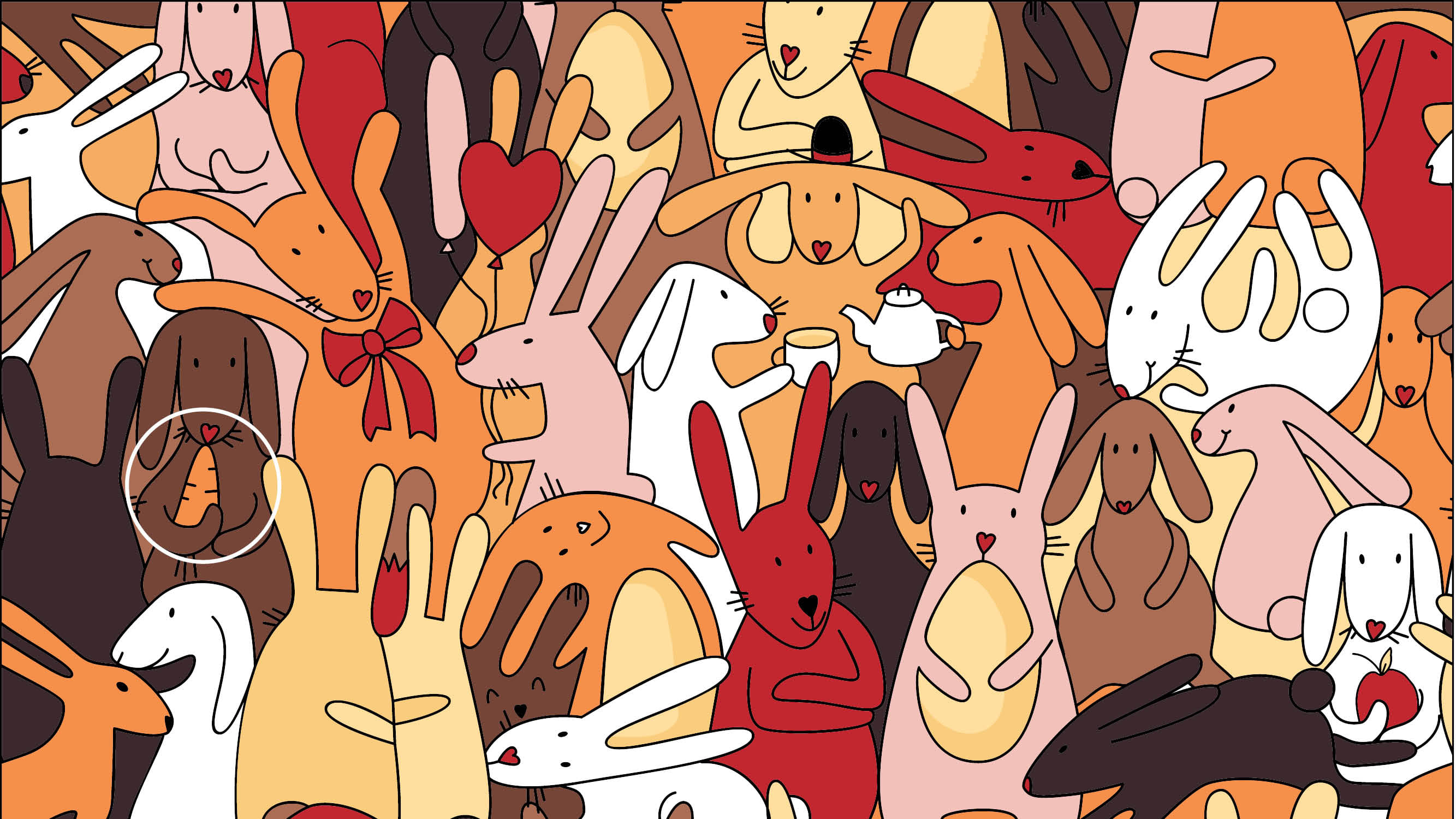 Optical Illusion iq test brain teaser image Can You Spot carrot within 11 Seconds?