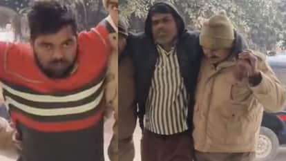 Two cattle smugglers injured in police encounter arrested two accused escaped in azamgarh