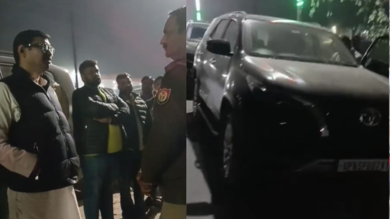 Mau Police checked vehicle of former BSP MP Atul Rai