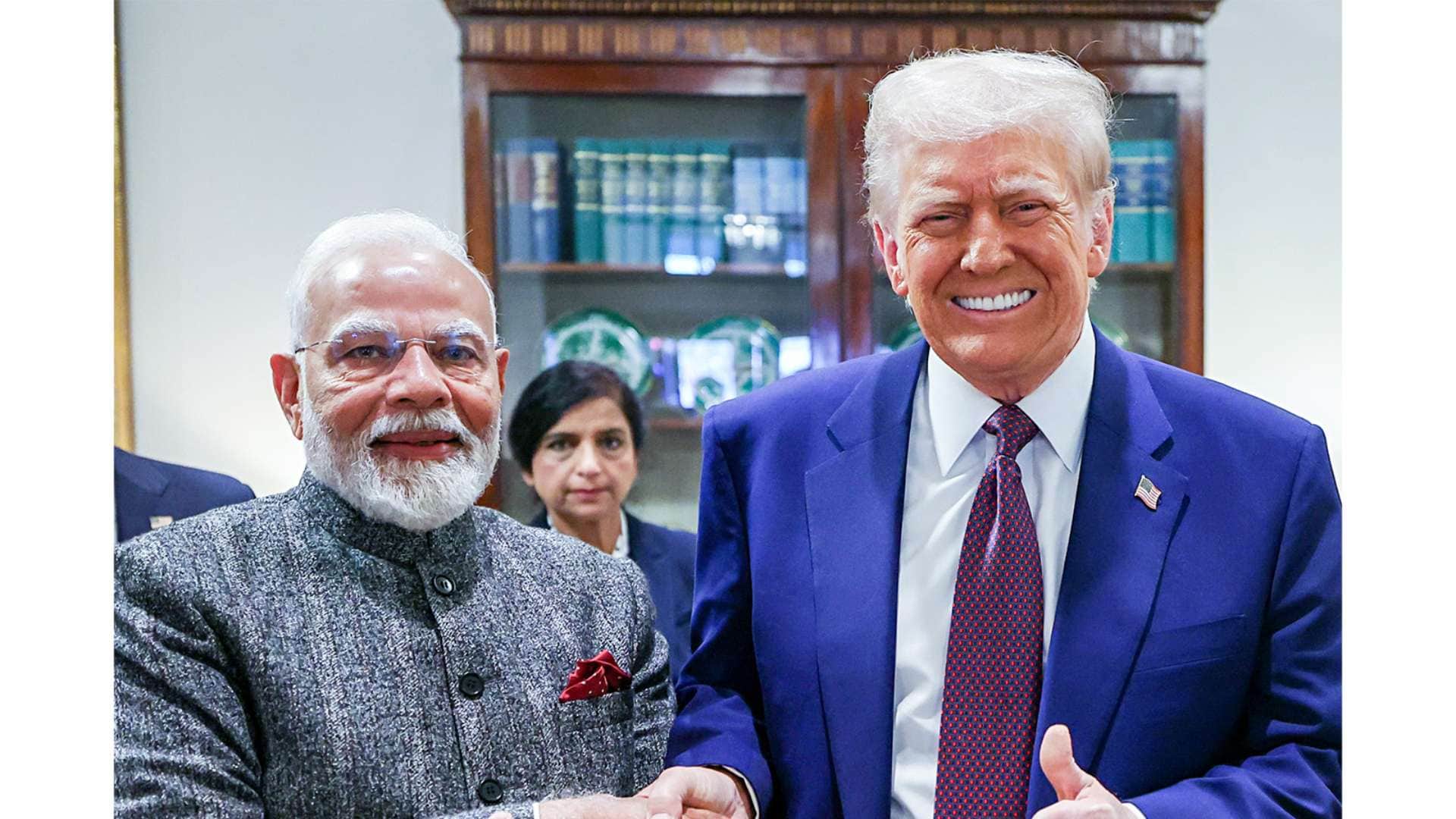 प्रधानमंत्री नरेंद्र मोदी और अमेरिकी राष्ट्रपति डोनाल्ड ट्रंप