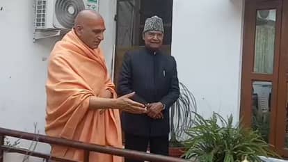 Former President Ram Nath Kovind arrived Haridwar will attend idol installation ceremony at Samadhi temple