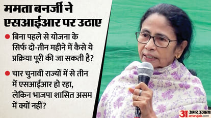 सीएम ममता बनर्जी ने एसआईआर पर उठाए सवाल