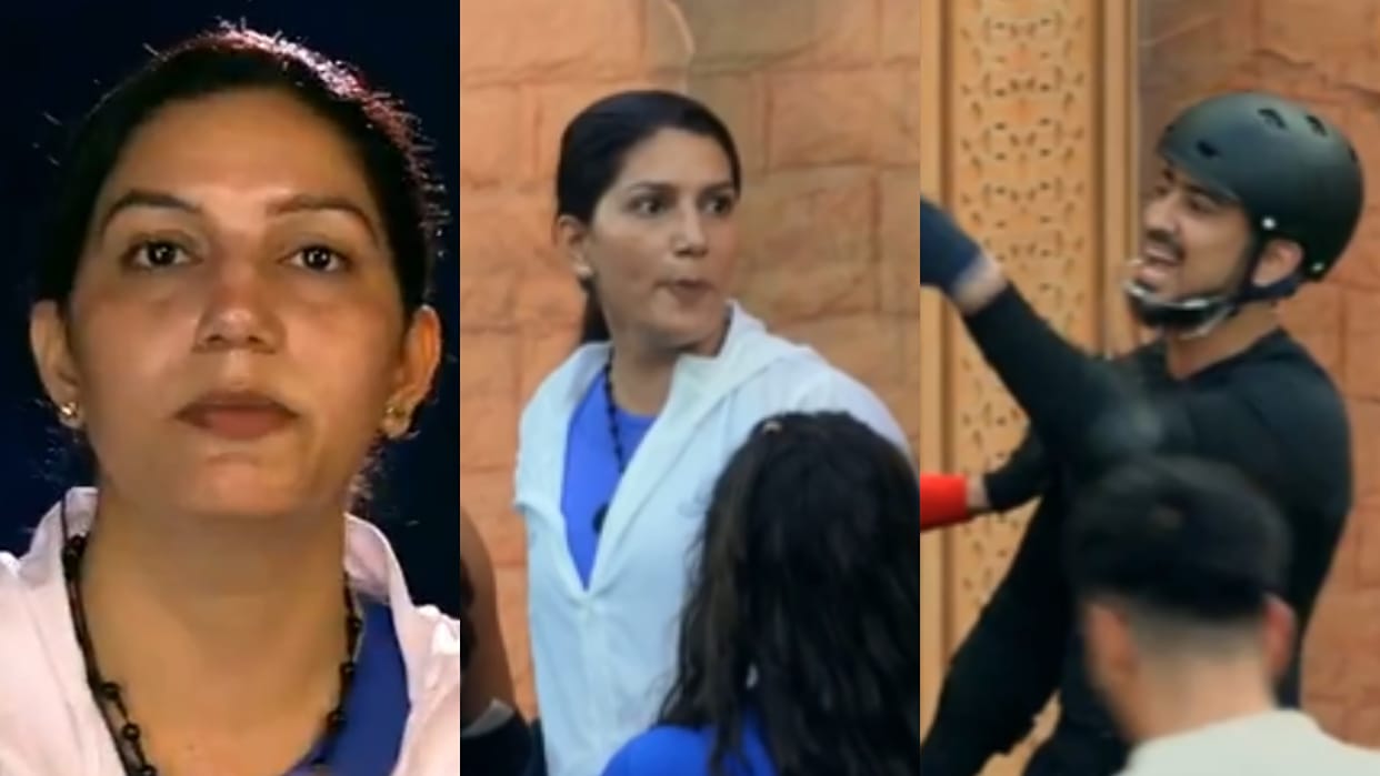 Sapna Choudhary And Adnaan Shaikh Clash In Reality Show The 50 Dancer Says She Will Beat Influencer