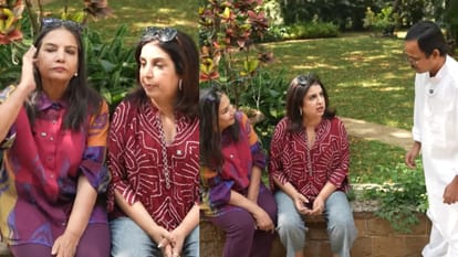 शबाना आजमी, फराह खान और कुक दिलीप
