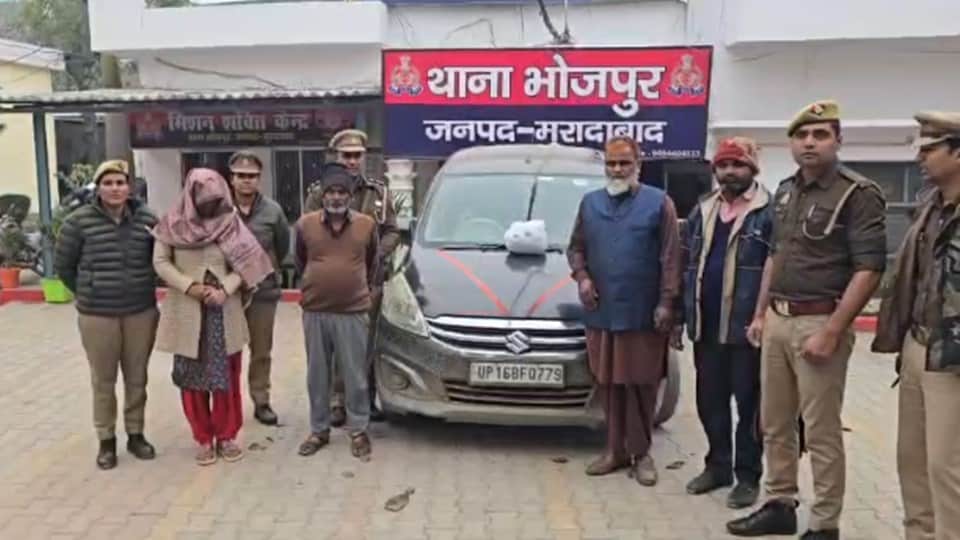 Wife murdered her husband along with her lover In Moradabad