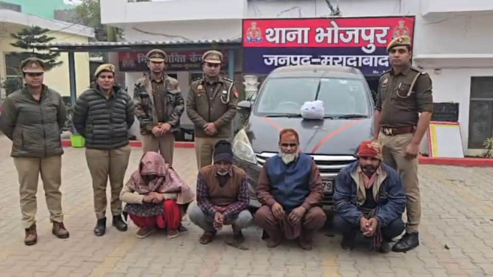 Wife murdered her husband along with her lover In Moradabad