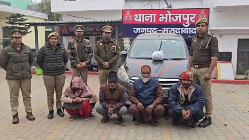Wife murdered her husband along with her lover In Moradabad