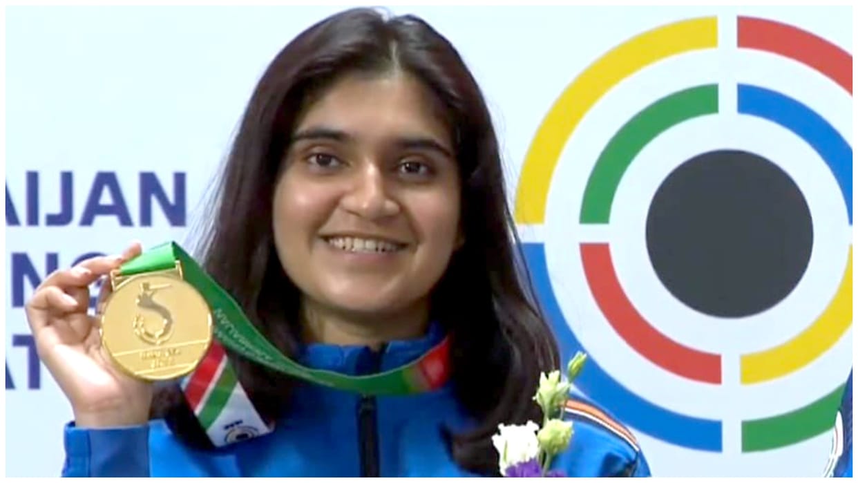 Asian Shooting Championships: Pistol shooter Esha Singh wins two gold medals for India; Samrat Rana