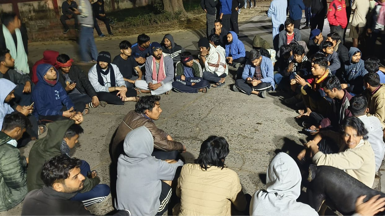 BHU violence Police with PAC personnel entered hostel in search of student 150 students staged silent protest