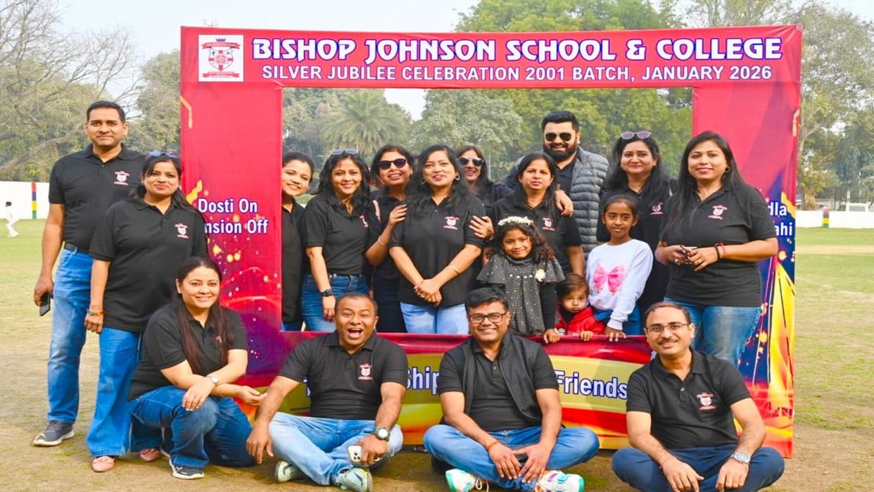 Students refreshed their childhood memories at the Bishop Johnson 2001 batch alumni silver jubilee reunion