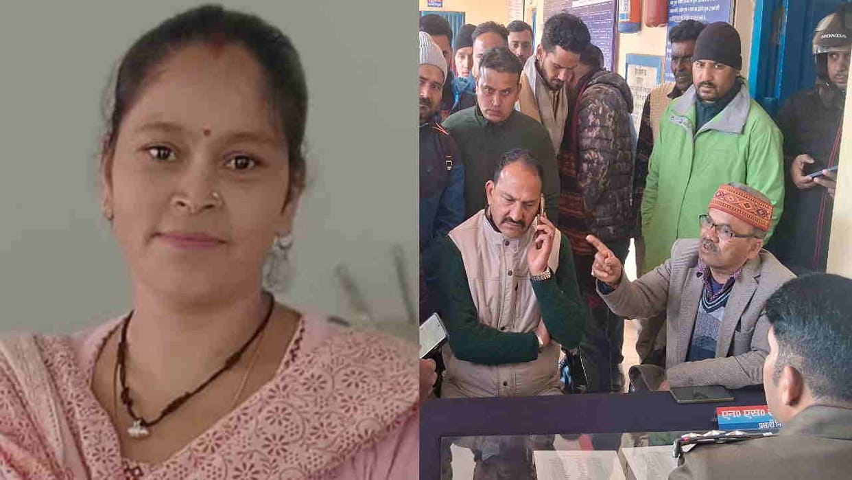 Accident Due to bus driver negligence three children lost their mother Gopeshwar Chamoli News