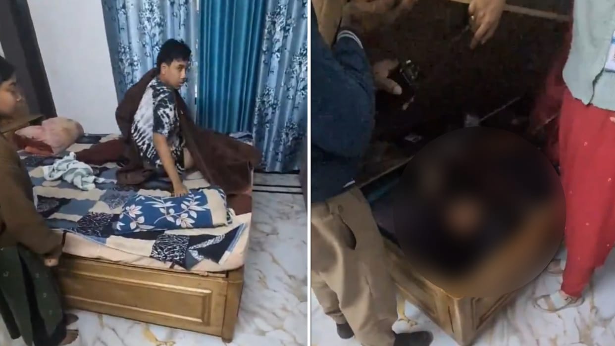 Assam child abuse case minor girl found in bed storage box; man was sleeping on top