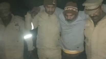 Hardoi Police encounter with criminals distributing stolen goods one criminal injured five arrested