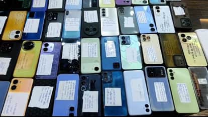 Police recovered 516 mobile phones worth one crore rupees in bareilly