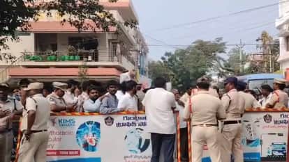 ysrcp leader ambati rambabu house attacked in guntur jagan reddy visits family