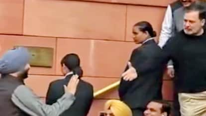 Rahul Gandhi called Ravneet Bittu traitor and minister refused to shake his hand see video
