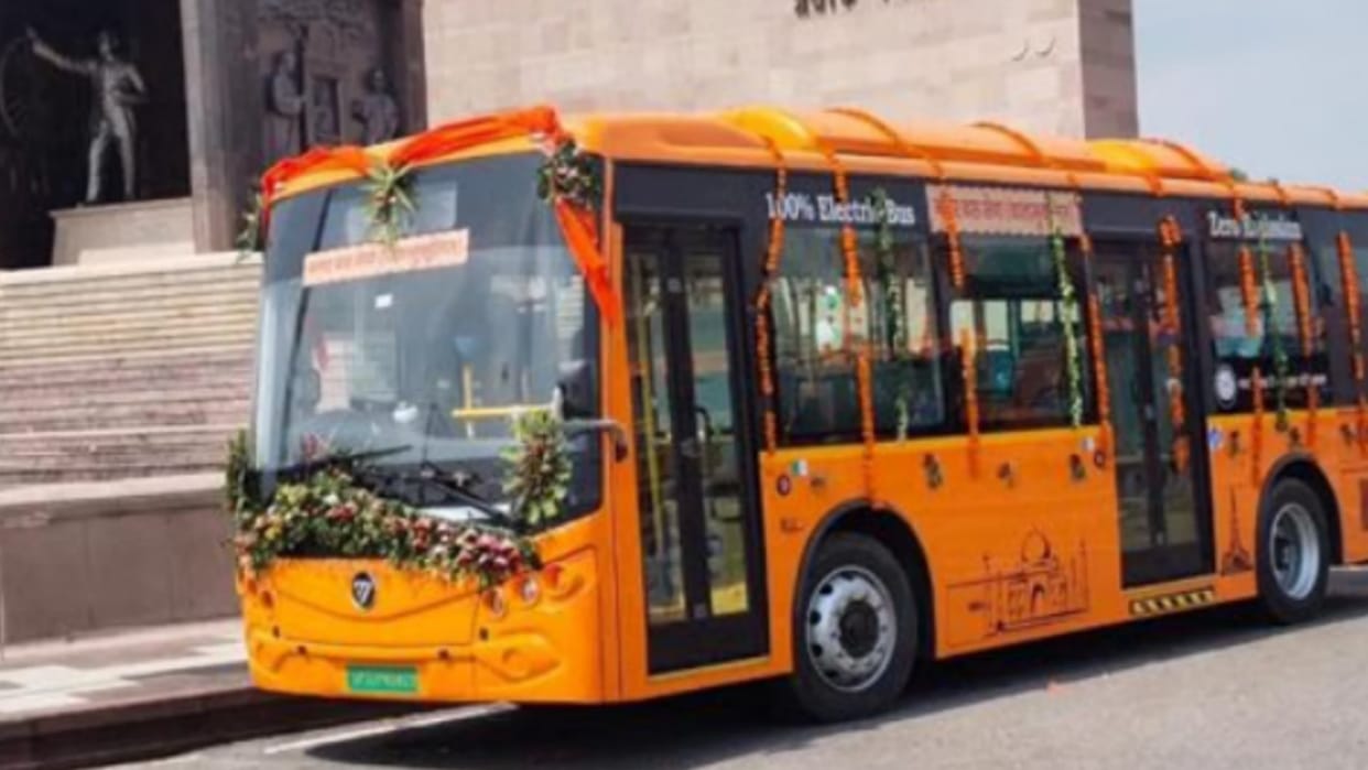 Lucknow: E-city buses will stop at their respective stops, 40 locations have been fixed on eight routes.