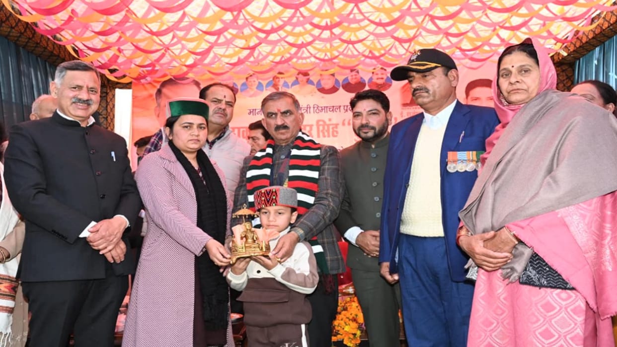 CM sukhvinder Sukhu said that Himachal rights are being questioned, and BJP MPs and MLAs should clarify their
