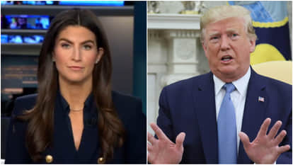US President Donald Trump Slams CNN Reporter Kaitlan Collins For not smiling During Epstein Files Question