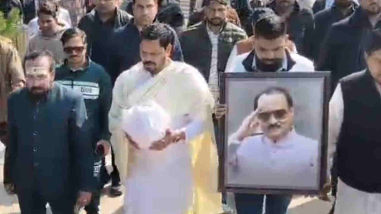 Ajit Pawar NCP leader ashes were immersed in  Ganges River in Haridwar Uttarakhand News maharashtra deputy cm