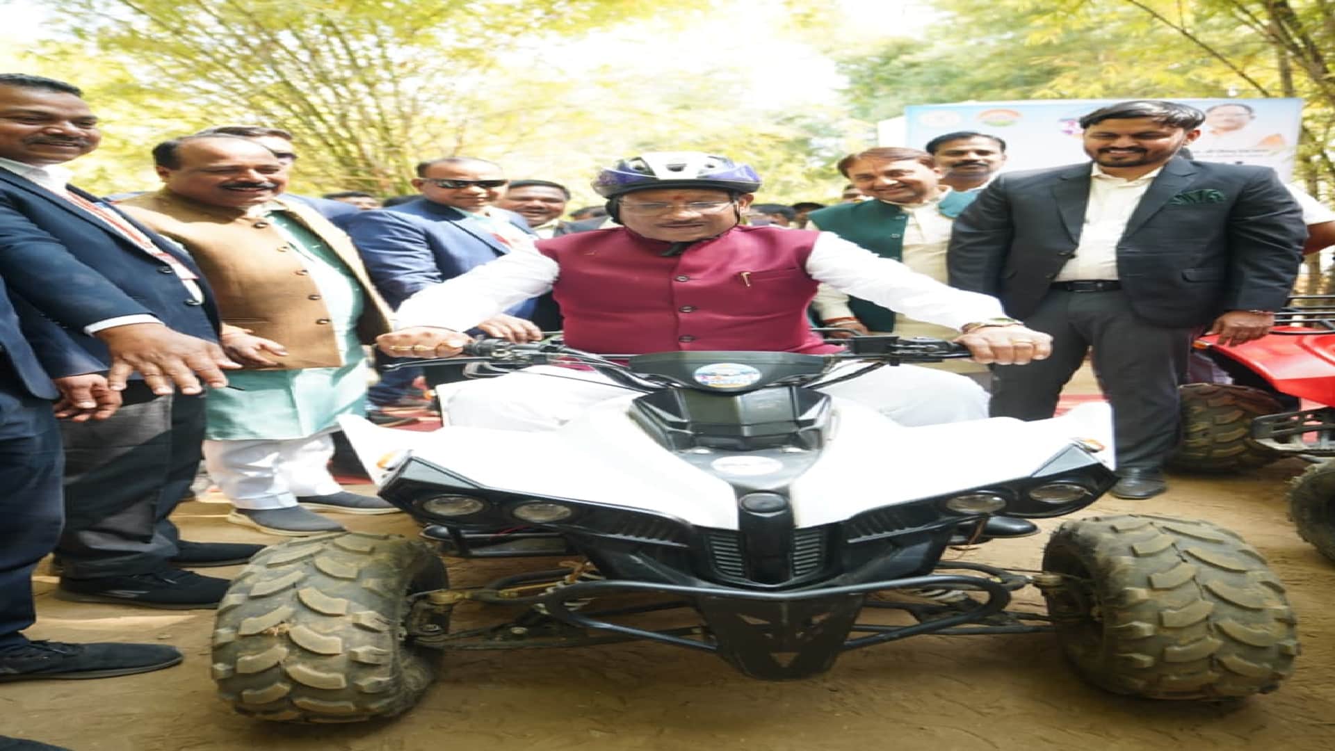 Message of equality given with a ticket of Rs 10: CM Sai encouraged adventure sports at Mayali Nature Camp