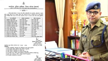 List of transfer of policemen including TI and SI of many police stations in Korba