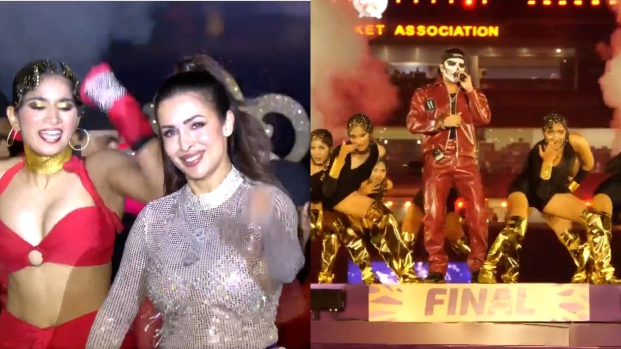 Malaika Arora and Talwinder Singh perform ahead of Womens Premier League 2026 Final
