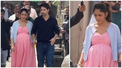 Mrunal Thakur And Varun Dhawan Shoot Their Upcoming Film Video Viral
