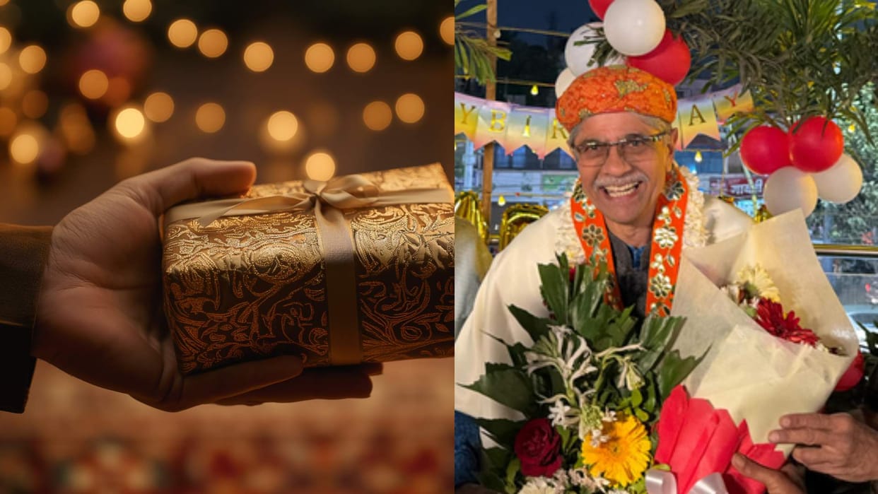 Son gave father such a surprise gift on his 62nd birthday that the reaction is going viral on social media