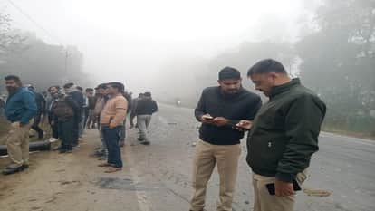 Three people died in a horrific road accident in Lakhimpur Kheri