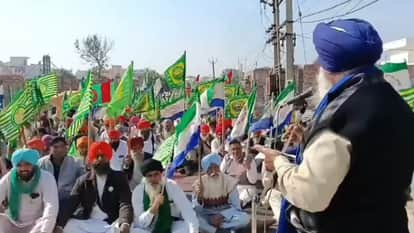 Kisan Mazdoor Morcha hold protests across Punjab today surrounding residences of MLA ministers cm