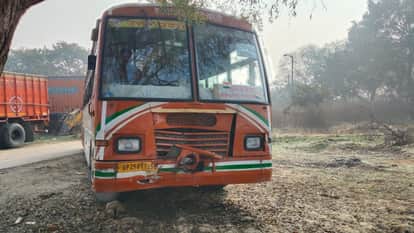 man killed and two others injured when a motorcycle collided with roadways bus on Delhi highway in Bareilly