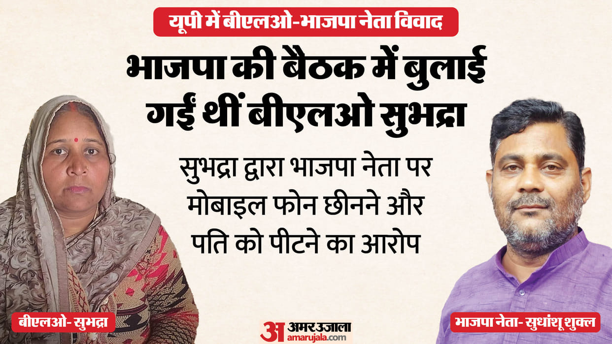 UP: Dispute between BJP district president and BLO heats up state politics, BLO alleges his mobile phone was