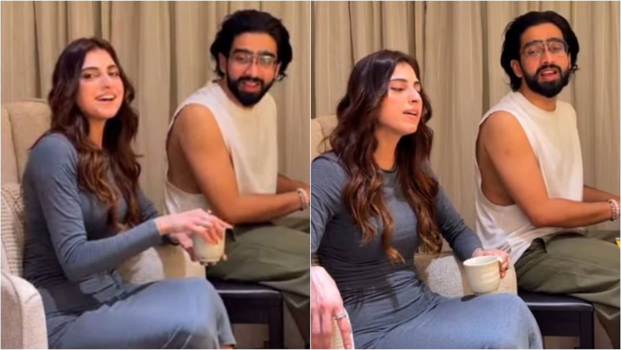 bigg boss 19 Contestants Amaal Mallik And Farrhana Bhatt seen rehearsing for Song Video Goes Viral