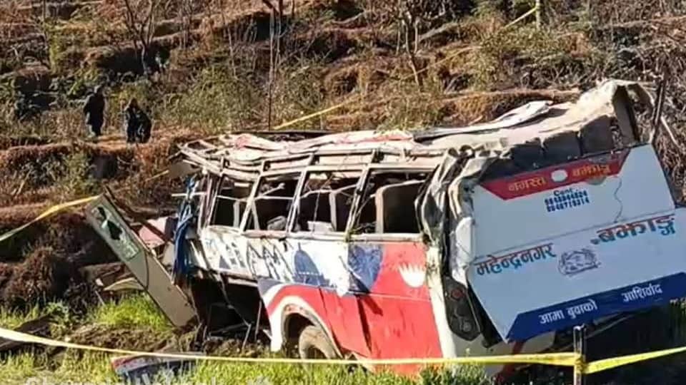 India Nepal Border Bus Accident 13 Baraati Died major cause of accident has been revealed Photos